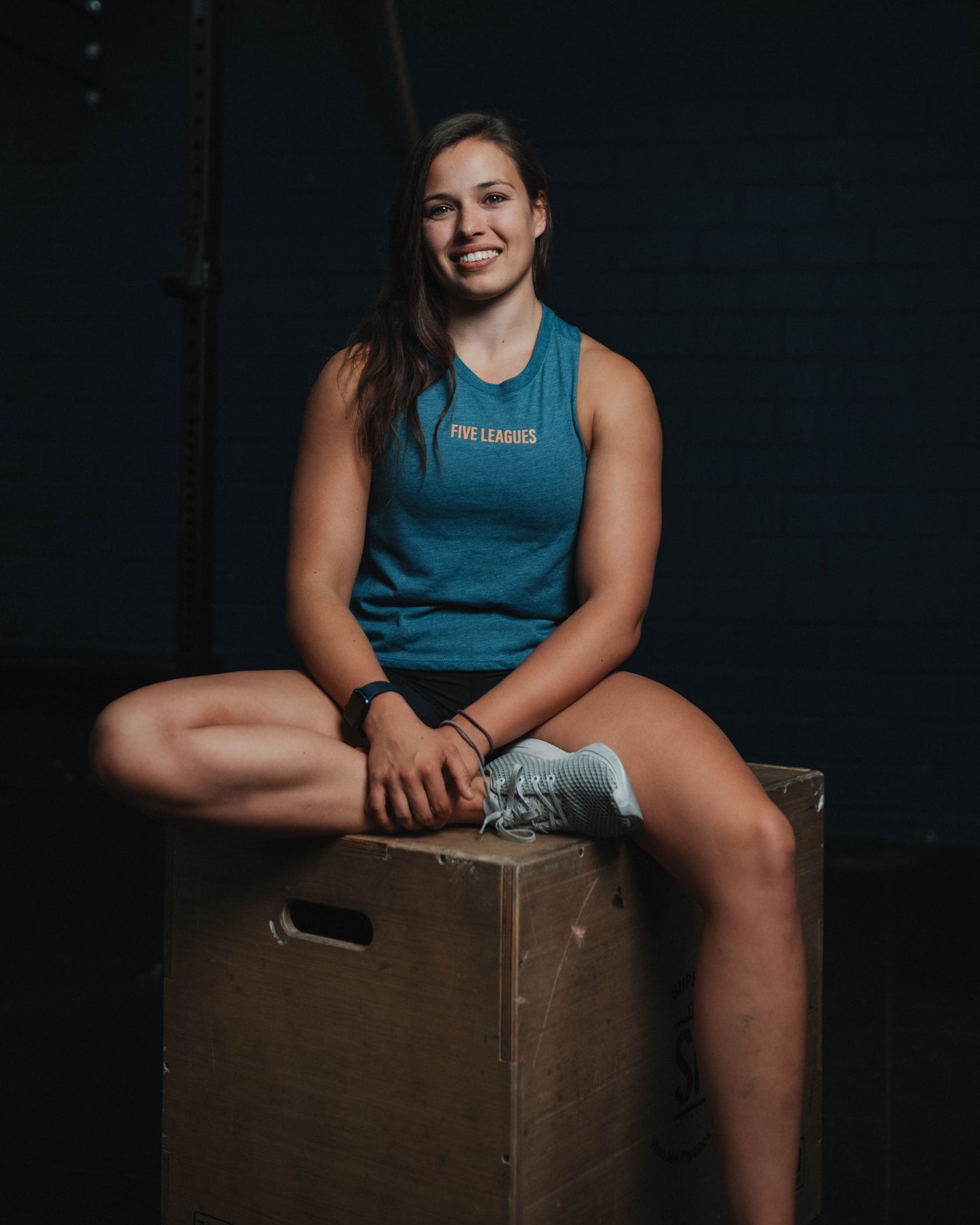 Women´s Racerback Cropped Tank - Heather Deep Teal