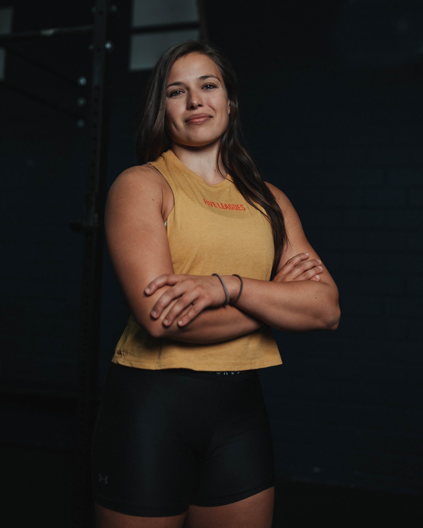 Women´s Racerback Cropped Tank - Heather Mustard